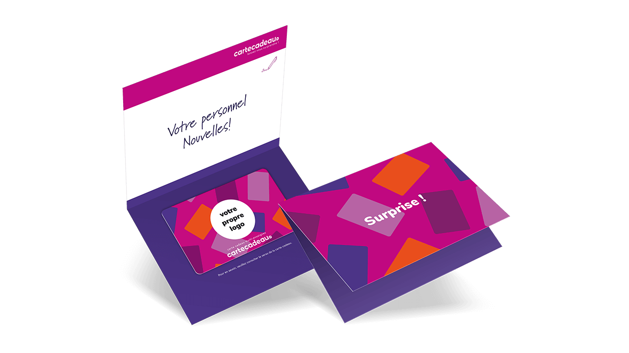 Chèques pour les entreprises avec un message personnalisé
