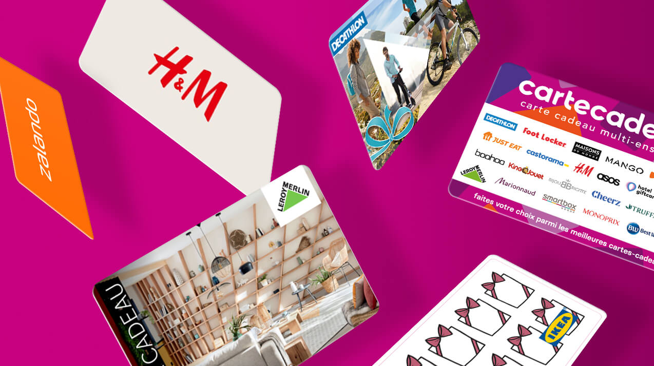 Toutes les cartes cadeaux à offrir