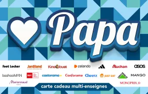 Papa Carte cadeau Multi-Enseignes