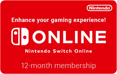Carte cadeau Nintendo Switch Online 12 mois