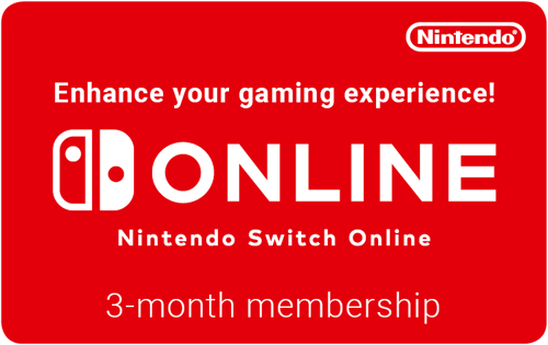 Carte cadeau Nintendo Switch Online 3 mois