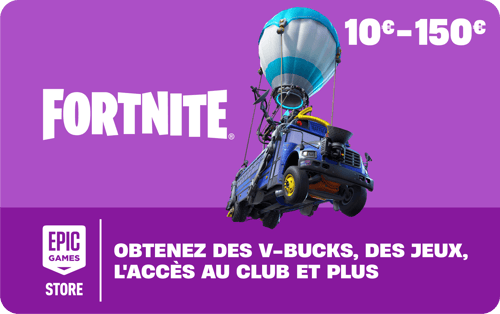 Carte cadeau Fortnite