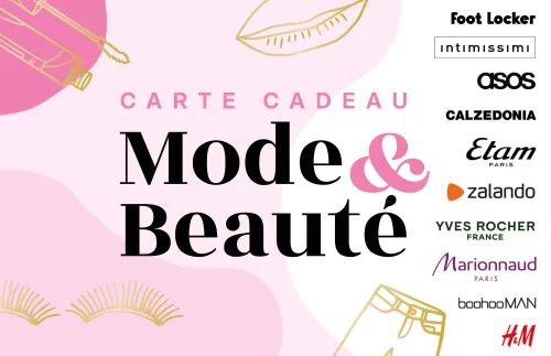 Carte cadeau Mode & Beauté