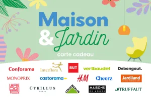 Carte cadeau Maison et Jardin