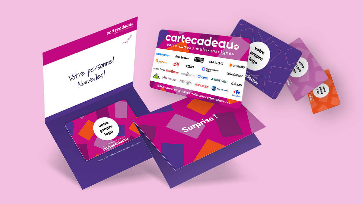Carte cadeau multi-enseignes et hôtelières pour entreprises