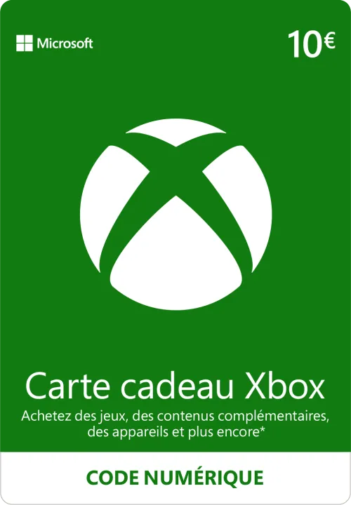 Carte cadeau Xbox Live €10