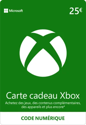 Carte cadeau Xbox Live €25