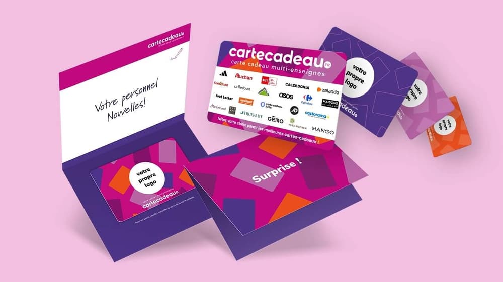 Carte cadeau Multi-Enseignes et Carte Cadeau d’Hôtel Entreprises