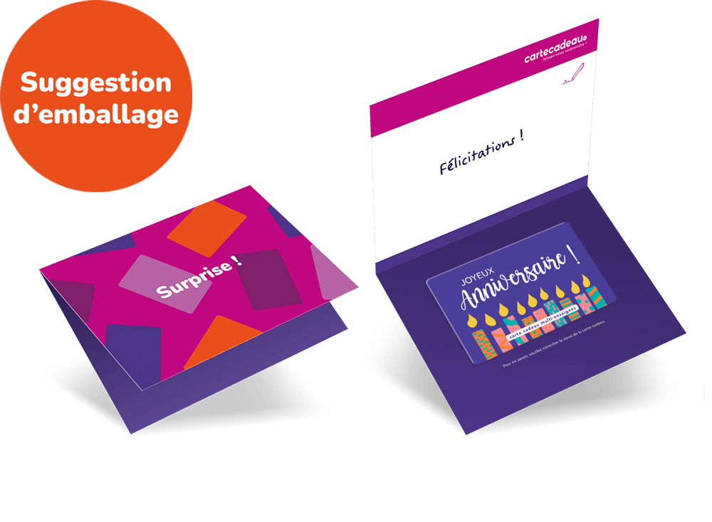 Surprise enveloppe