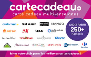 Carte cadeau Multi-Enseignes