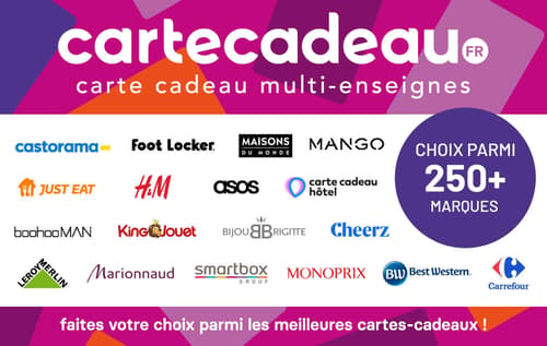 Carte cadeau Multi-Enseignes