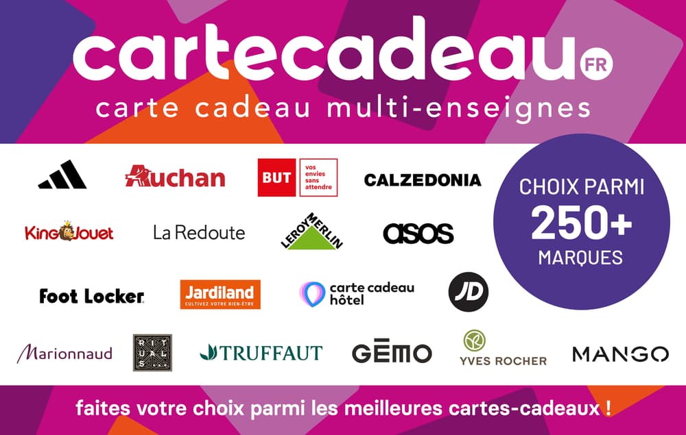 Carte cadeau Multi-Enseignes