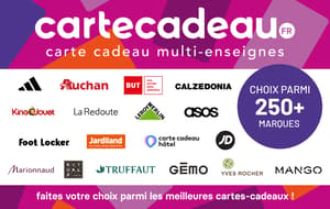 Carte cadeau Multi-Enseignes