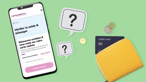 Comment savoir combien il reste sur une carte cadeau ?